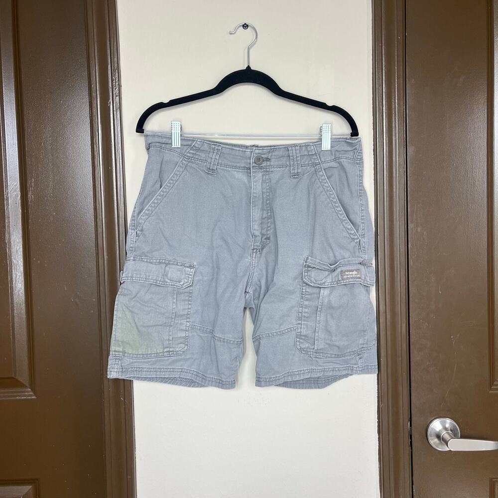 Wrangler Rugged Wear Cargo Jorts Men’s 32 Relaxed Fit Workwear Utility